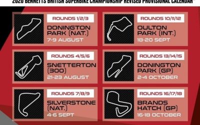 British Superbike Championship Revised Calendar 2020